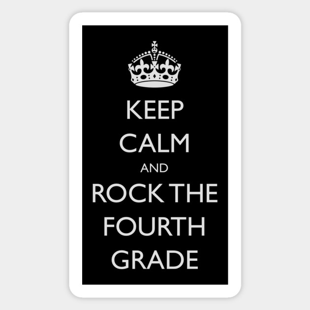 Keep Calm Back To School 4th Grade
